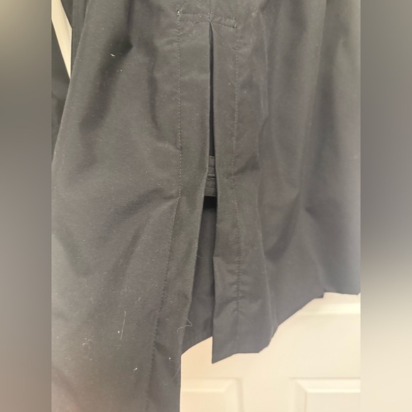 Authentic Burberry Brit Trench Coat Size 4 in Black with Belt & Hood With Rim - Picture 15 of 15